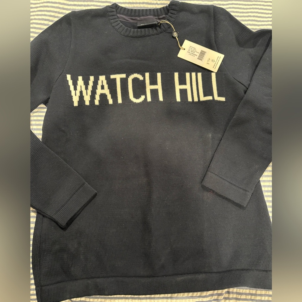 NWT Watch Hill Navy Crew Neck Sweater by Holebrook Sweden